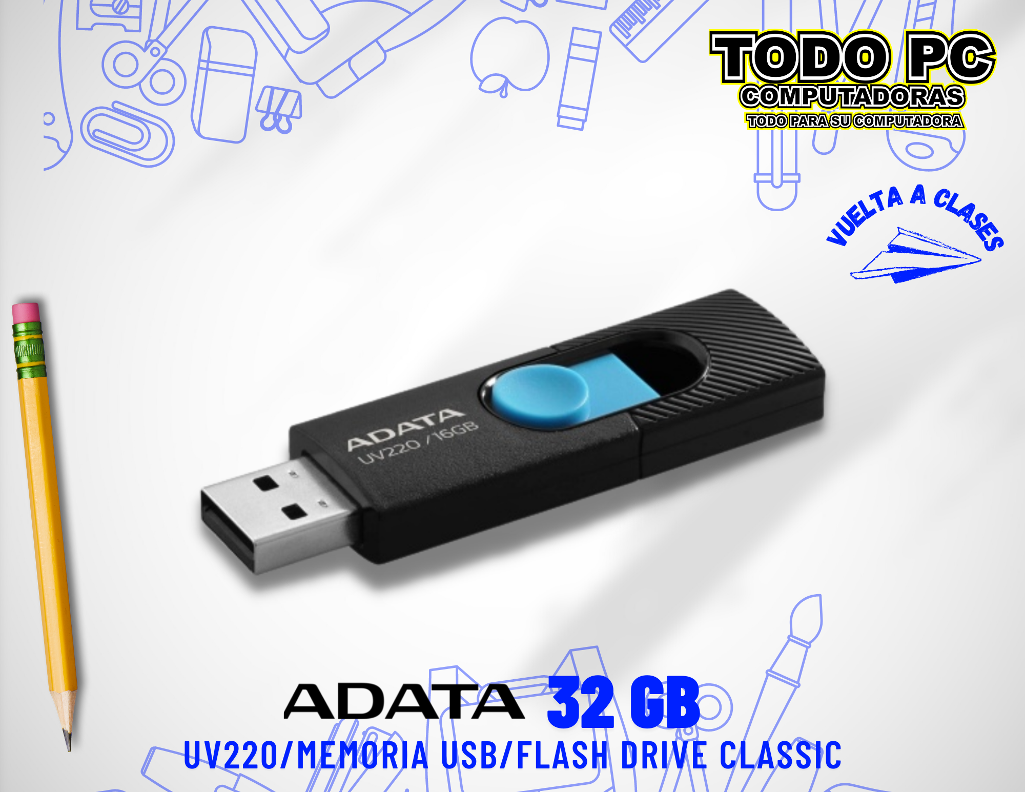 Memoria USB 32GB Flash Drive CLASSIC post thumbnail