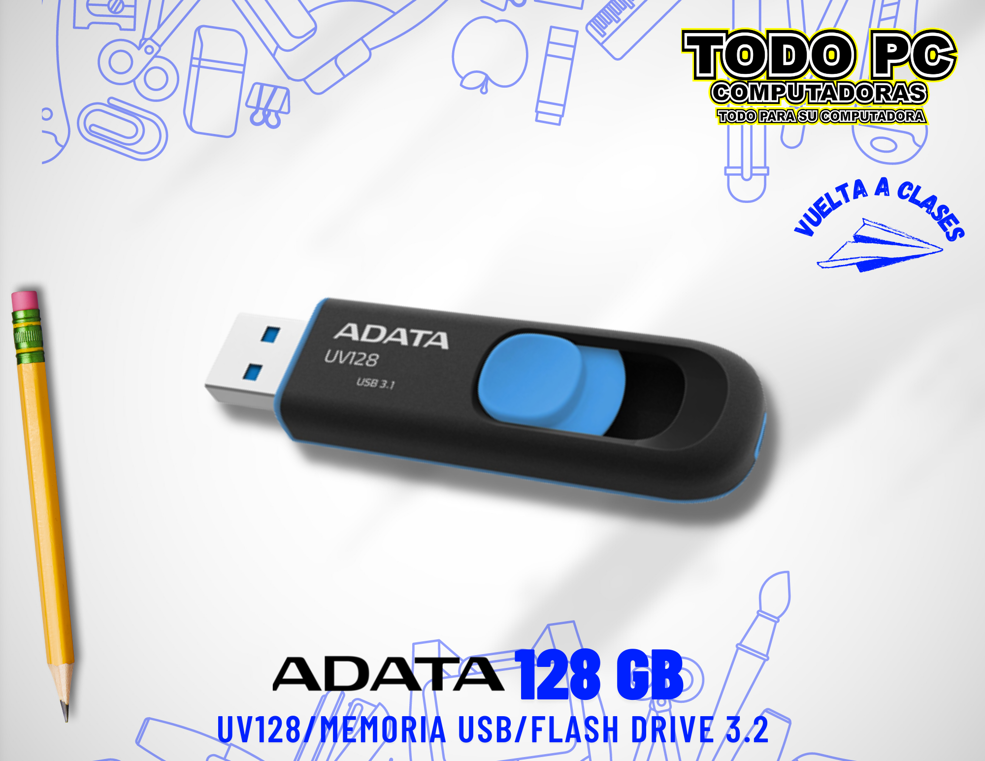 Memoria USB 128GB Flash Drive 3.2 post thumbnail