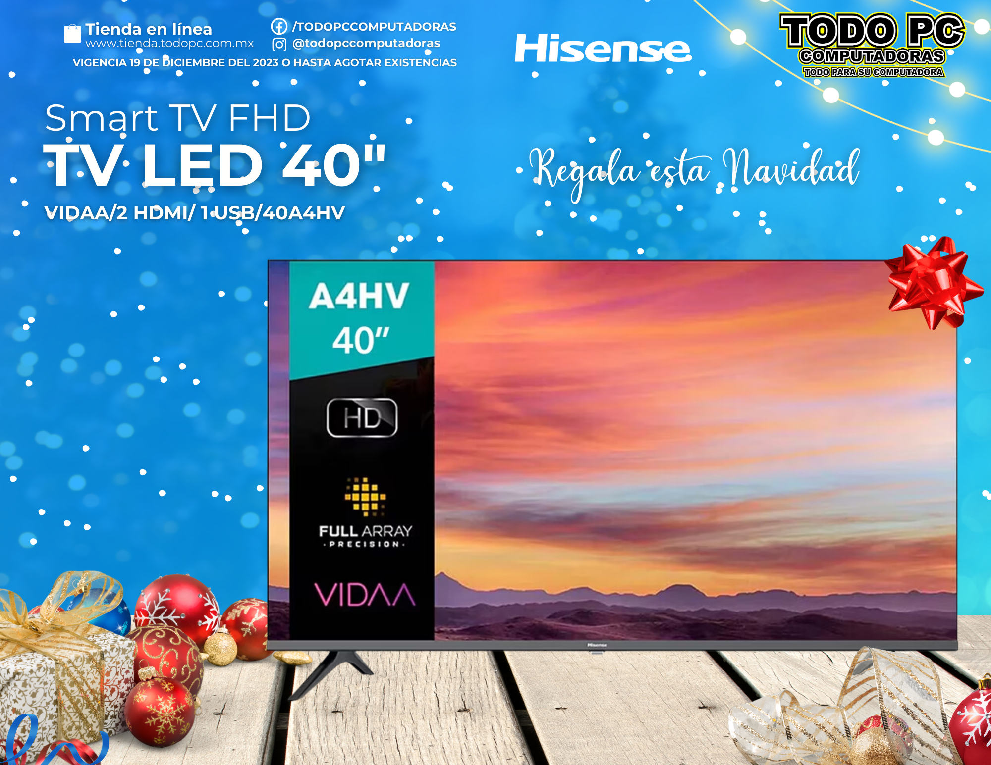 Smart TV FHD LED 40″ VIDAA post thumbnail