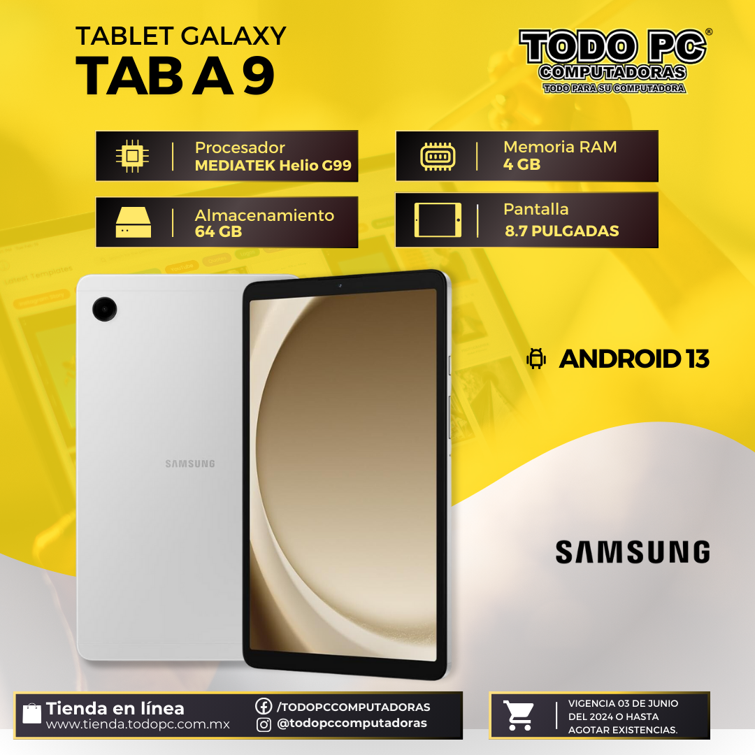 Tablet Galaxy TAB A9 post thumbnail