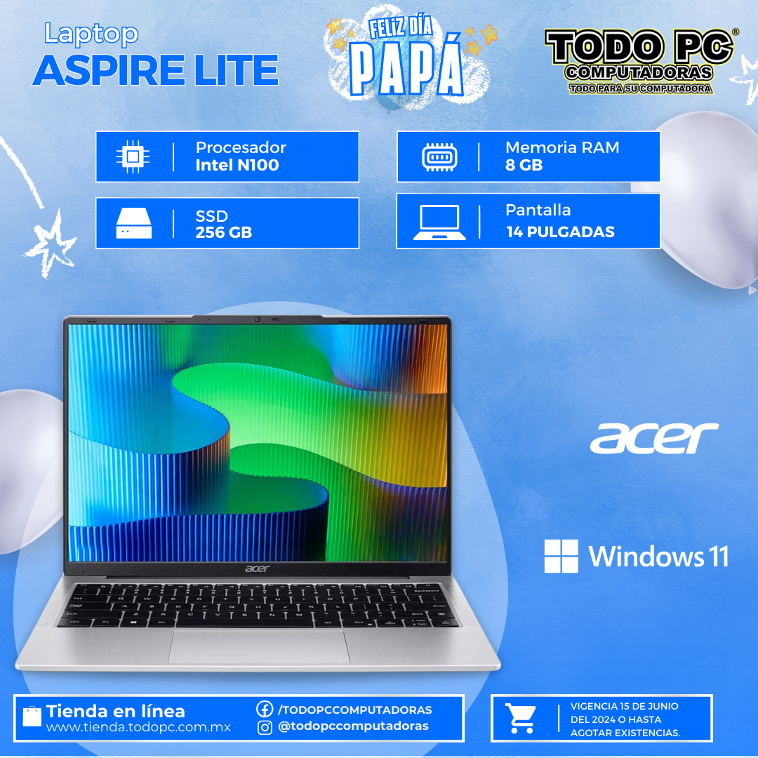 Laptop Aspire Lite W11 post thumbnail