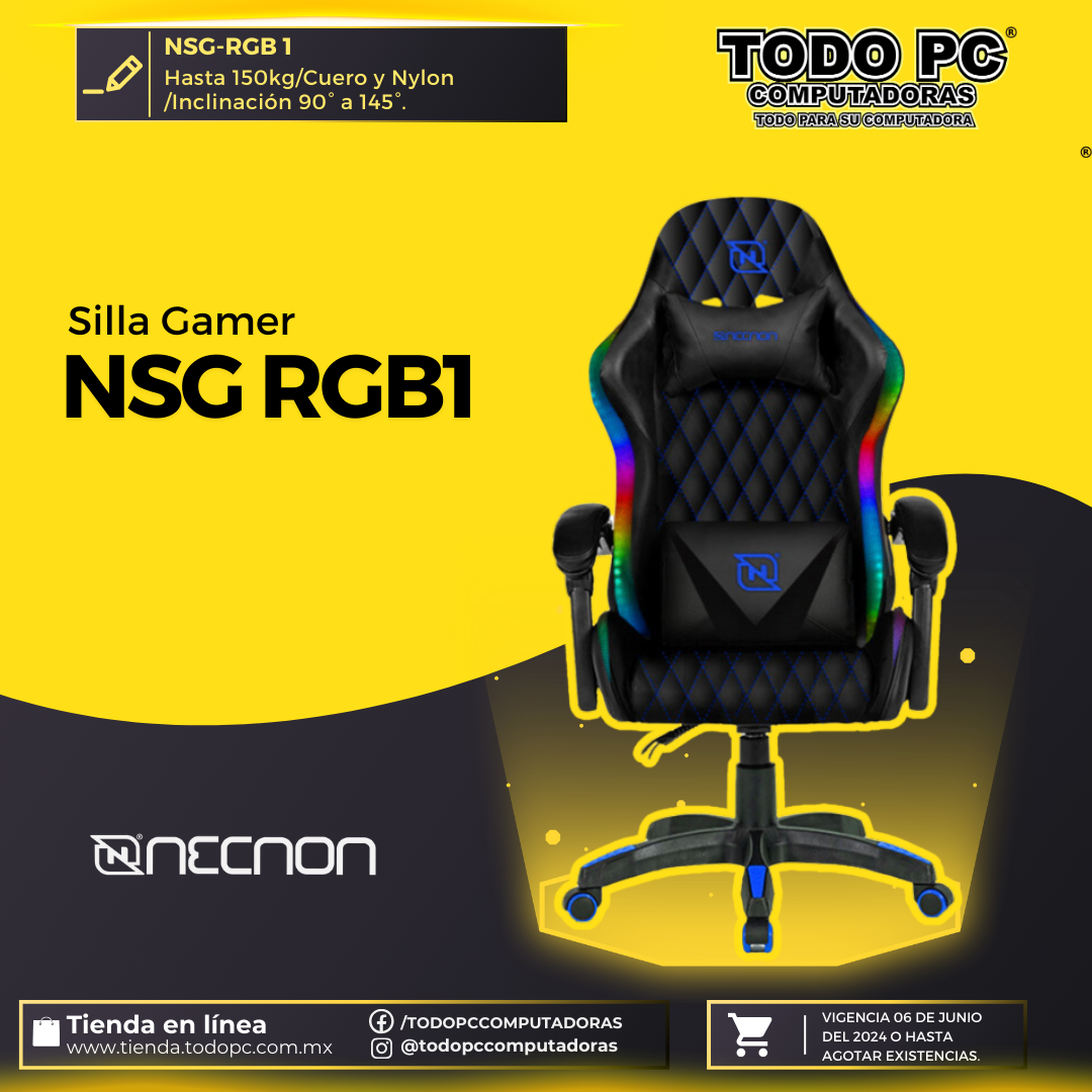 Silla Gamer NSG RGB1 post thumbnail