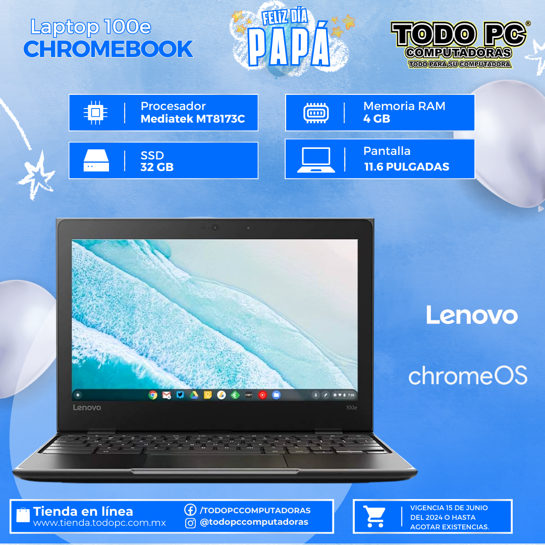 Laptop Chromebook 100e chromeOS post thumbnail