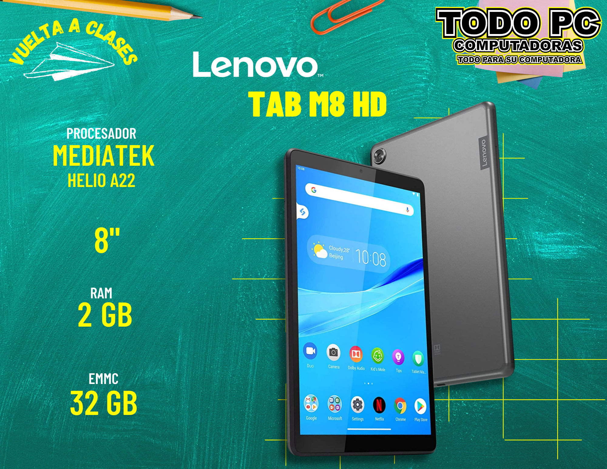 Tablet Lenovo Tab M8 HD post thumbnail