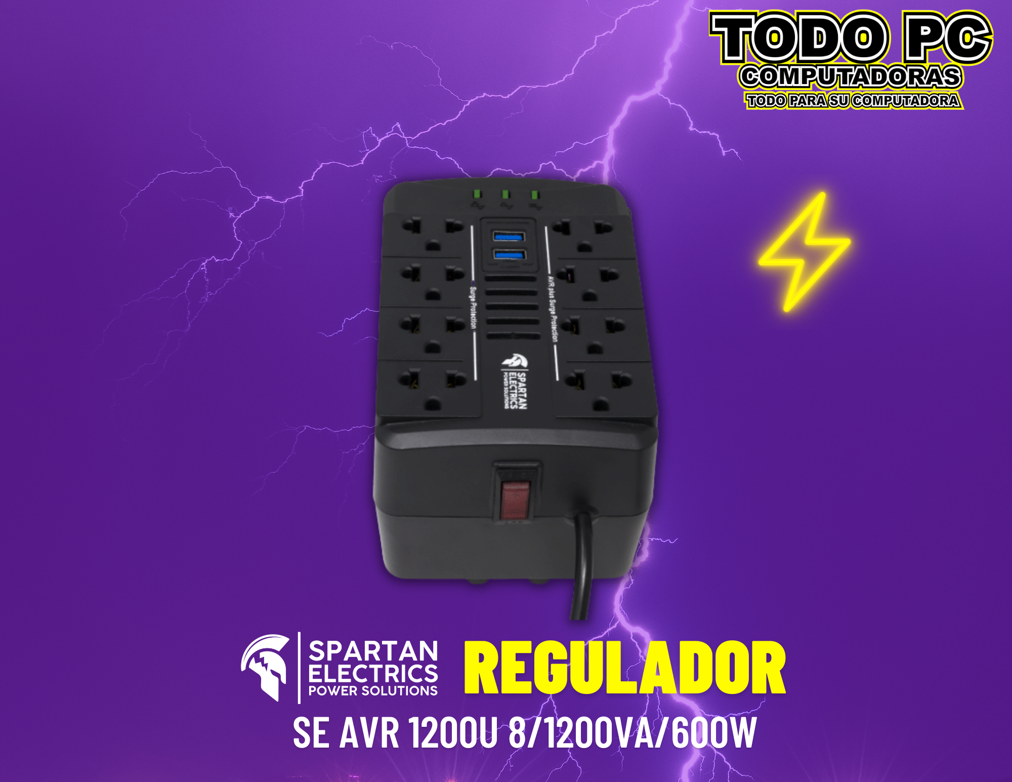 SE-AVR-1200U-8 Regulador 1200VA/600W post thumbnail