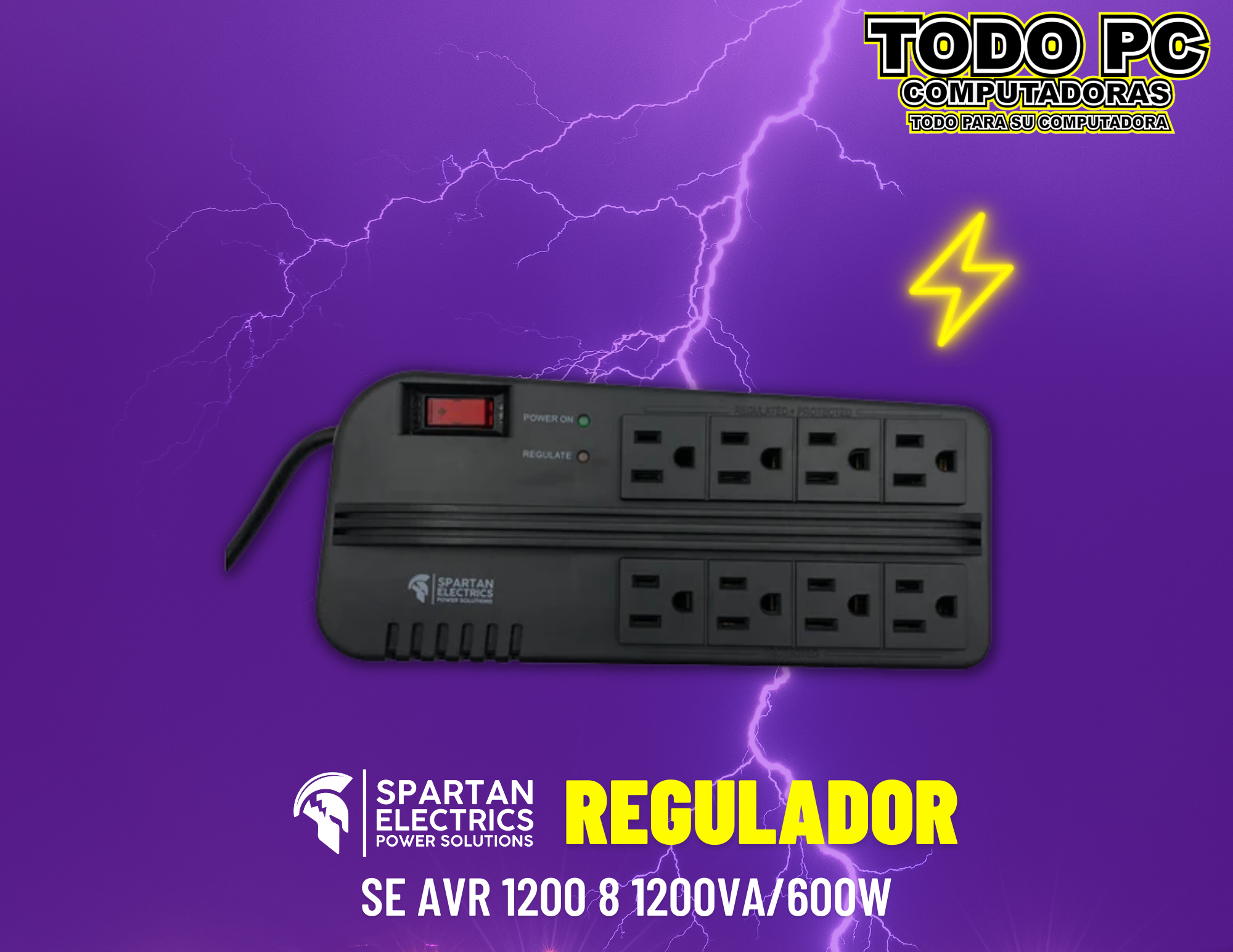 SE-AVR-1200-8 Regulador 1200VA/600W post thumbnail