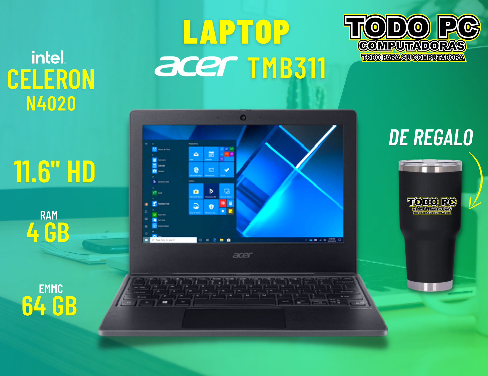 Laptop acer TMB311 11.6″ post thumbnail