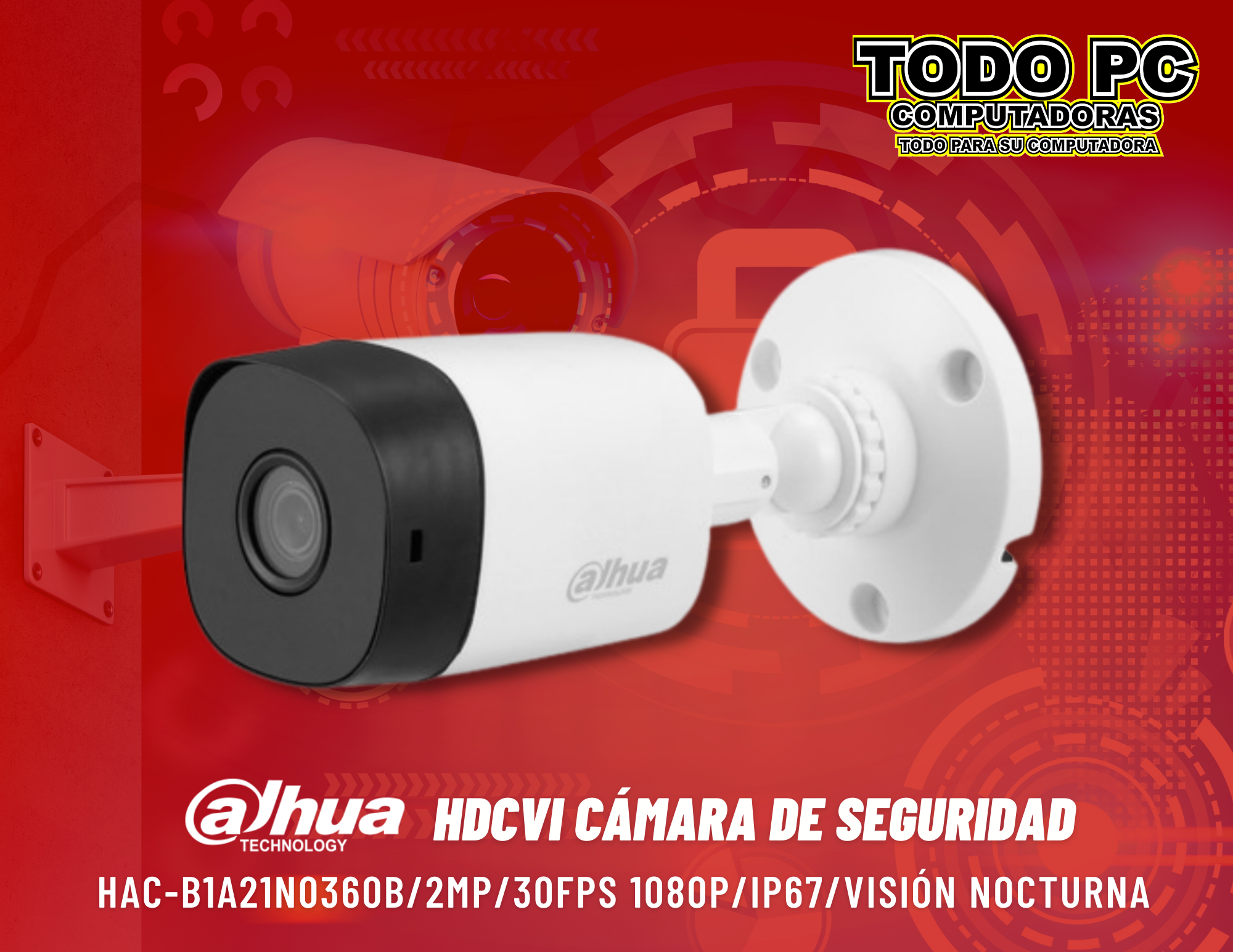 HDCVI Cámara de seguridad 2MP 30FPS 1080P post thumbnail