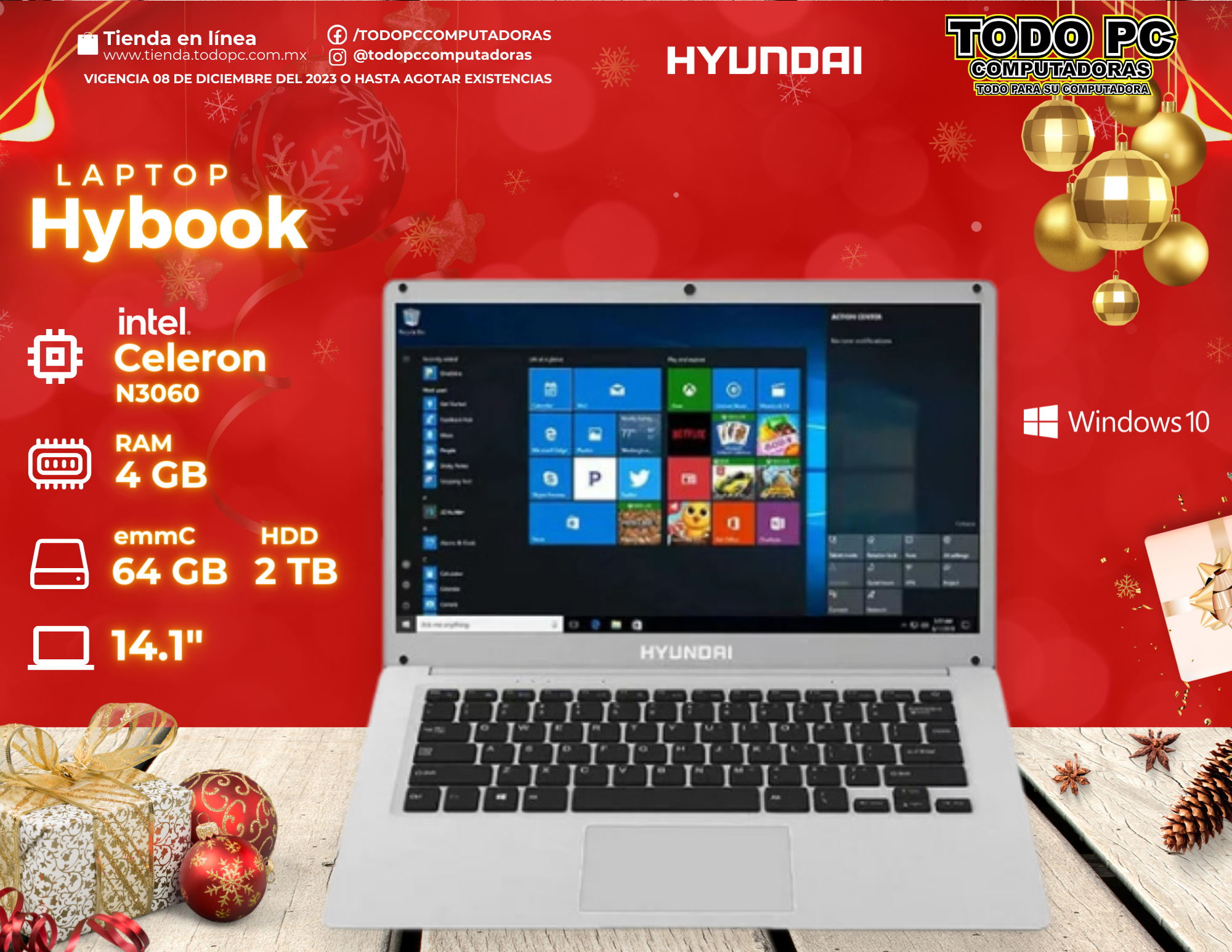 Laptop Hybook Celeron N3060 post thumbnail