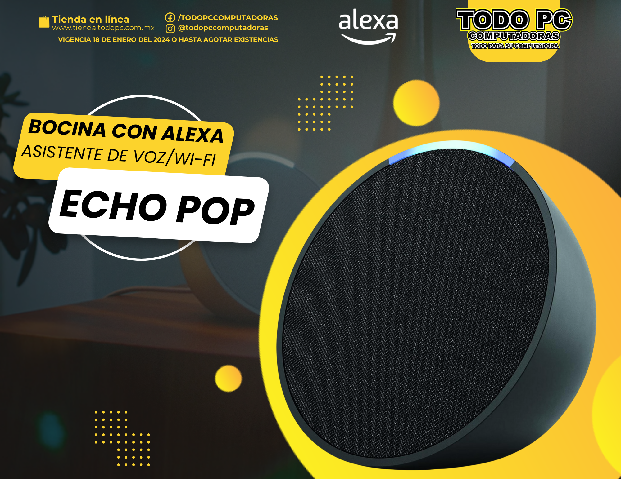 Echo Pop con Alexa post thumbnail