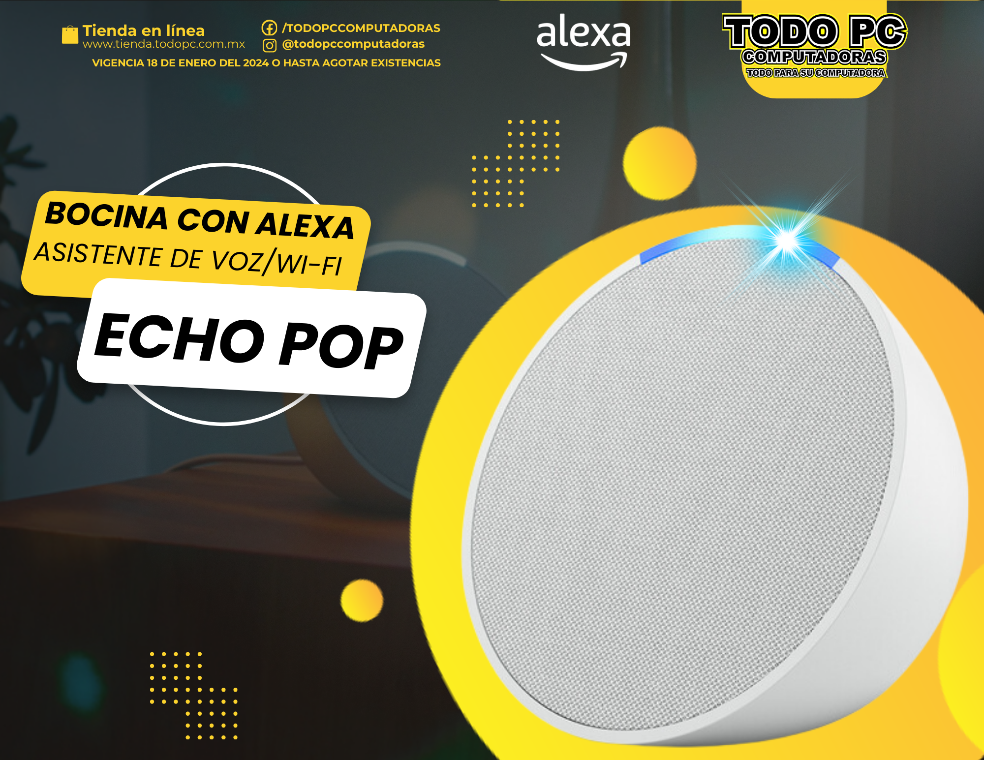 Echo Pop con Alexa post thumbnail