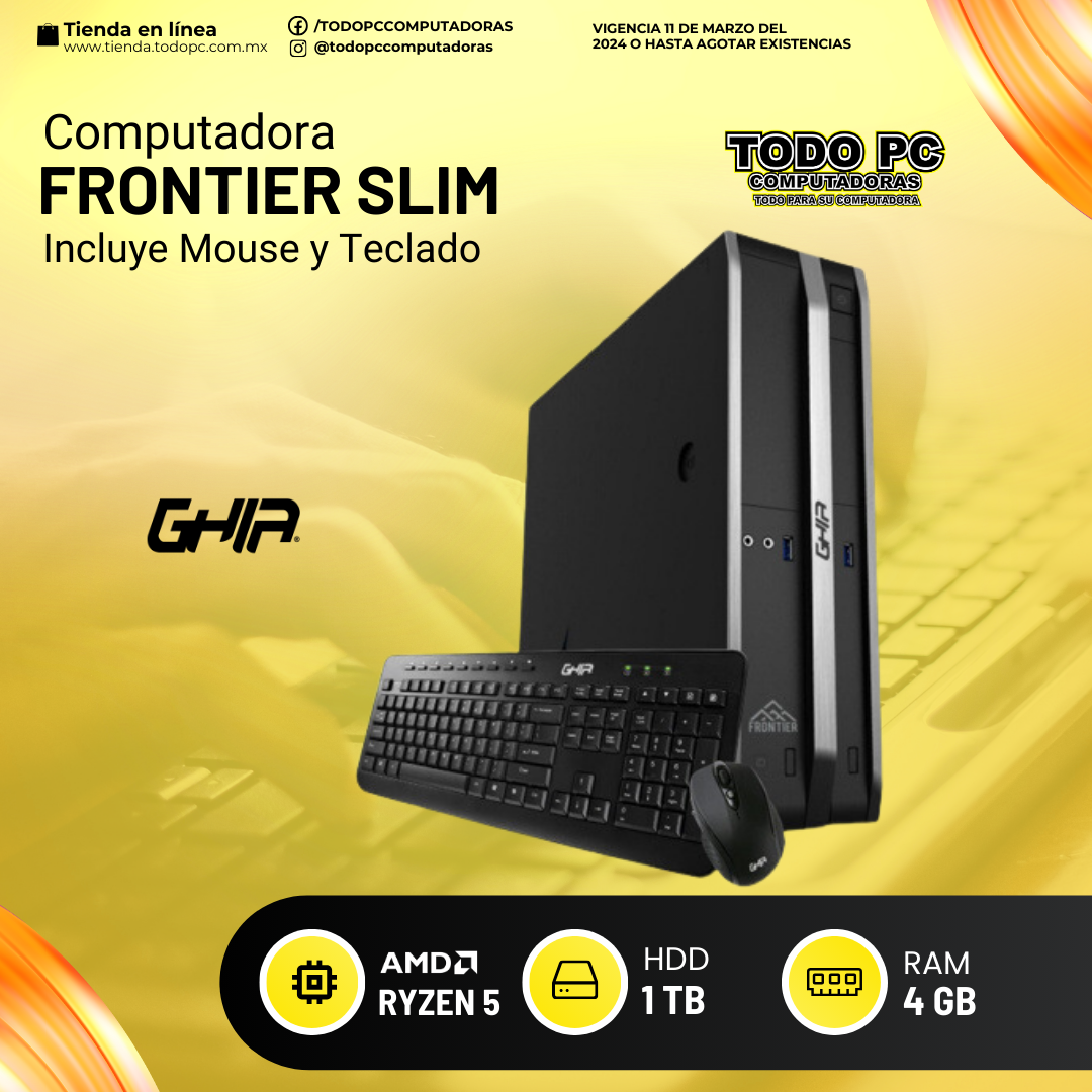 Computadora Frontier Slim Ryzen 5 post thumbnail
